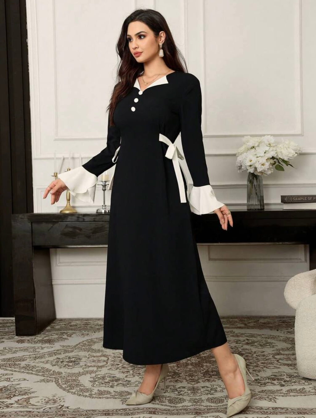 Elegant Long Sleeve | Modest | A Line Maxi Length Dresses