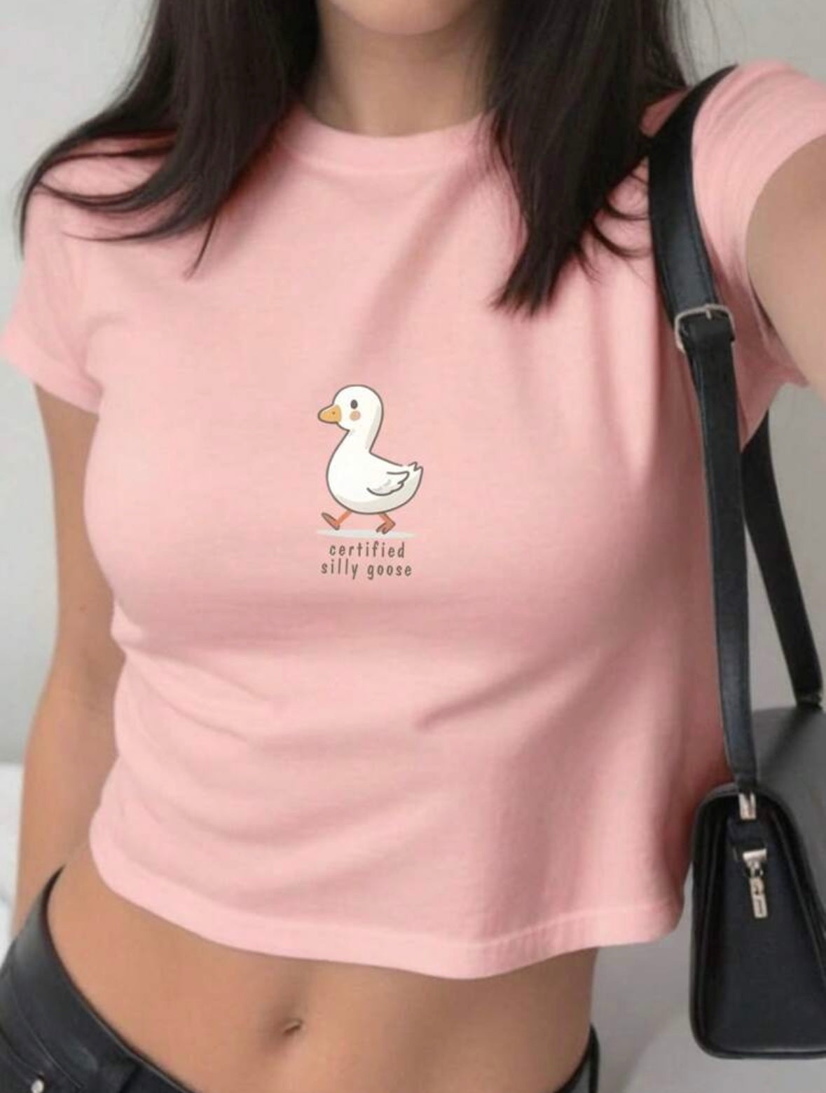 Cropped Y2K Fitted | Summer Tee | Casual Crop |