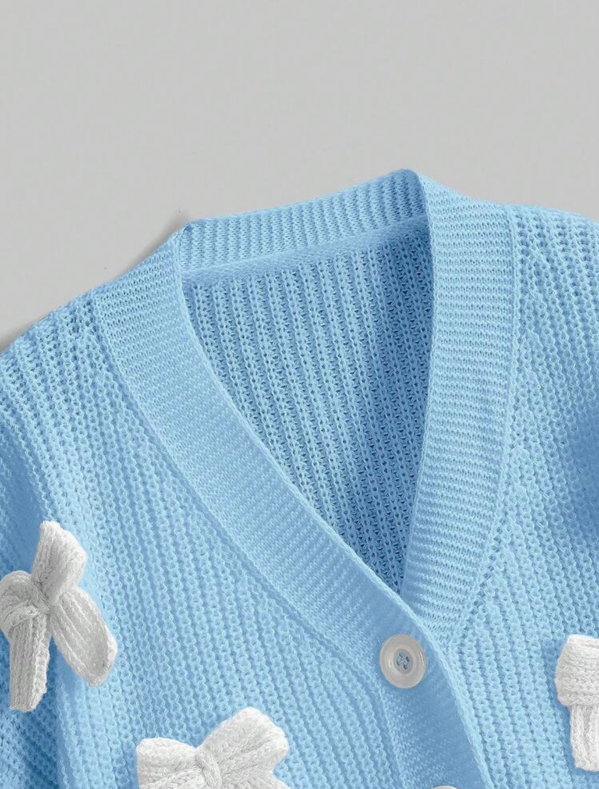 Kawaii Women's 3D Bow Detail Cardigan | Knitted | Sweater |