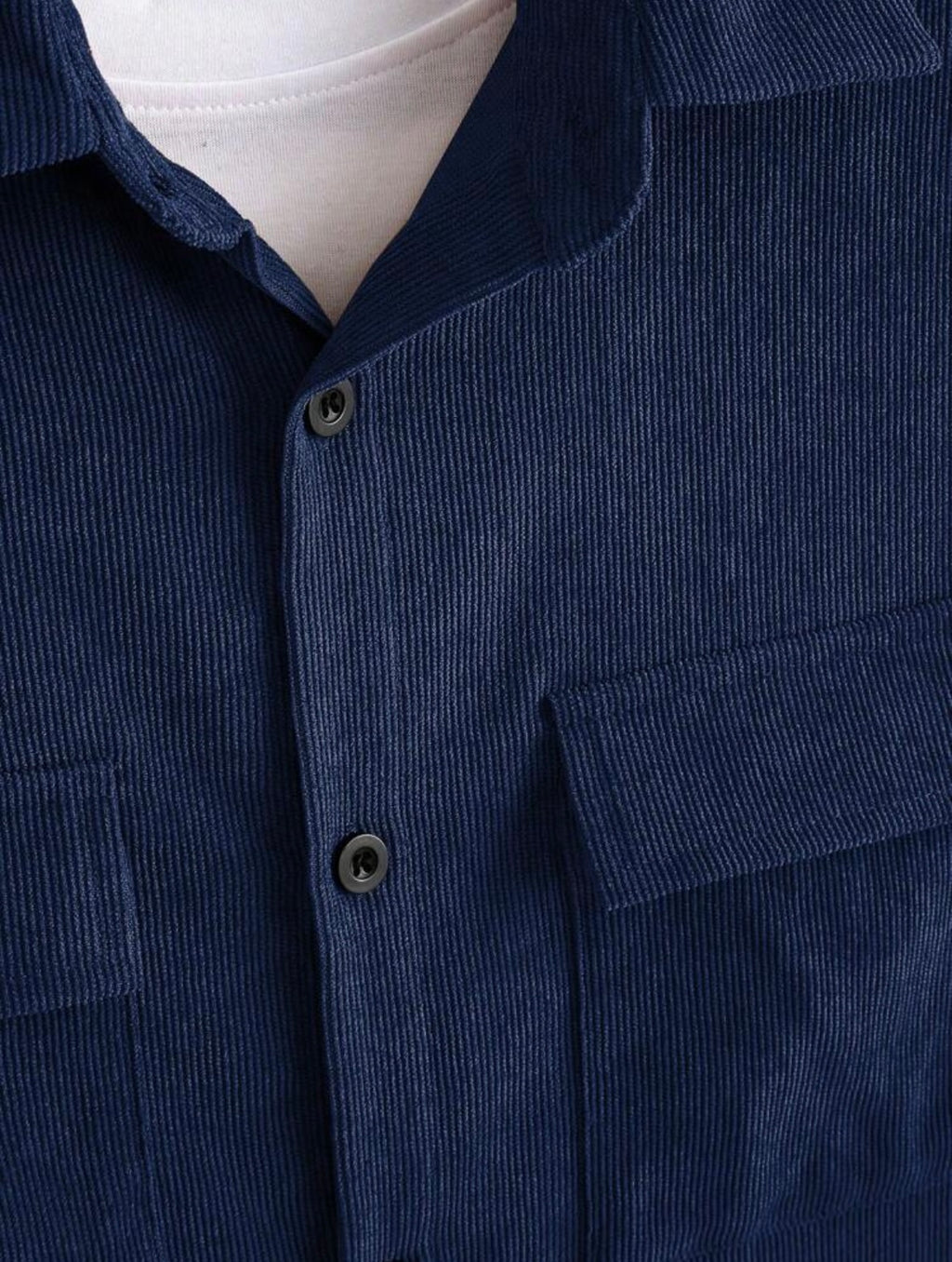 Men's Casual Front Button Long Sleeve Shirt