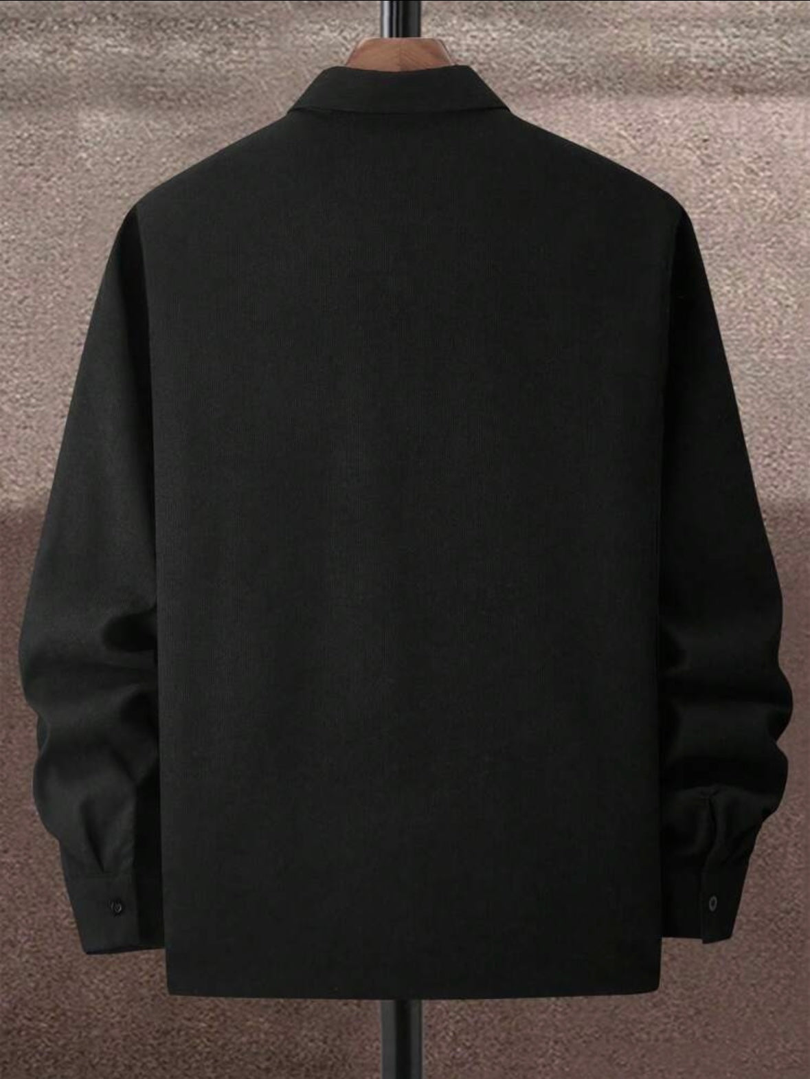 Men's Casual Front Button Long Sleeve Shirt