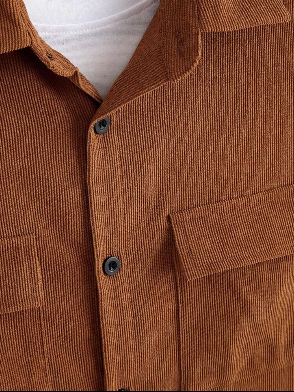 Men's Casual Front Button Long Sleeve Shirt
