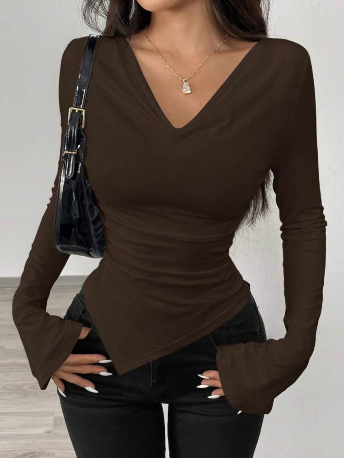Knit T-shirt | Scoop Neck |