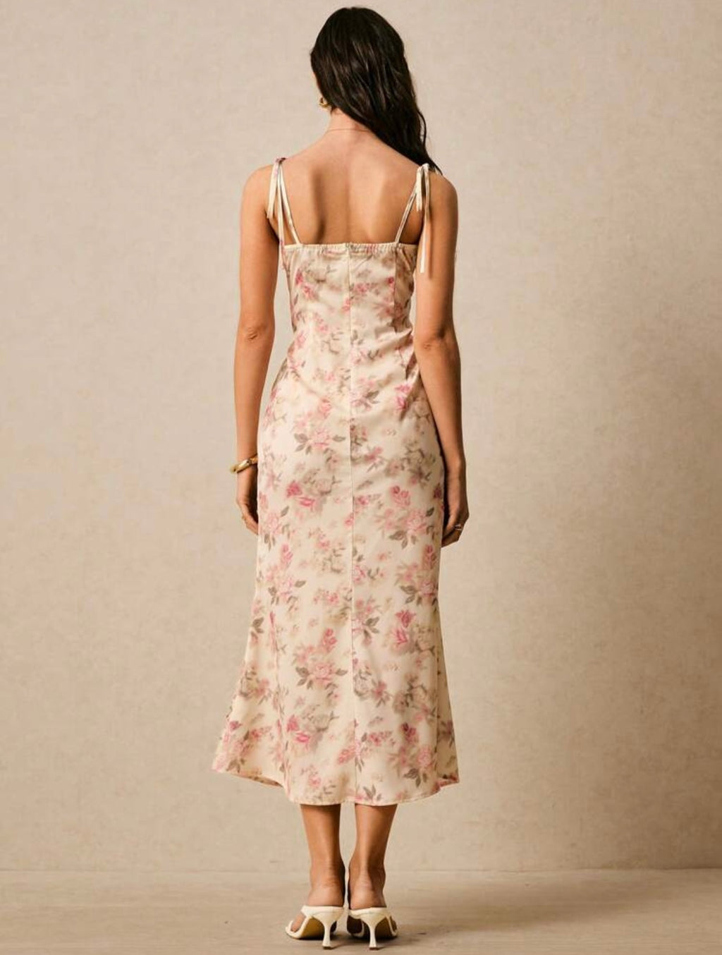 Women's Sundress Floral Print Maxi Slip Dress