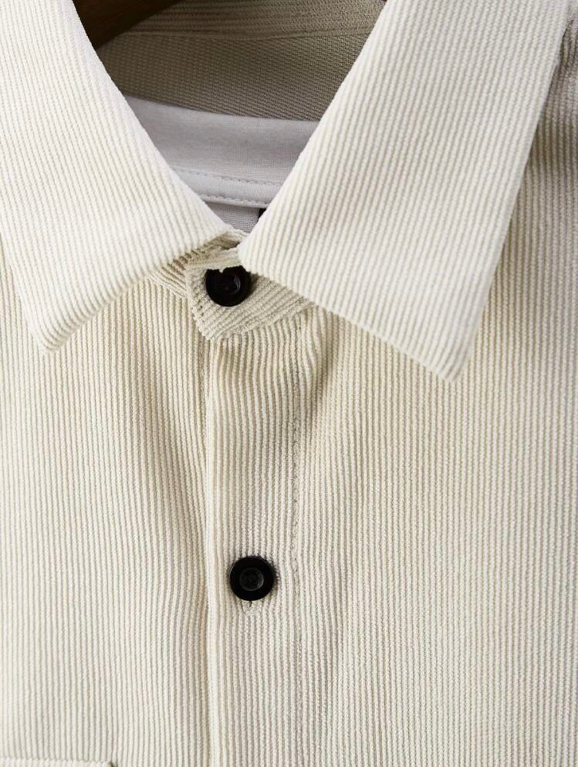 Men's Casual Front Button Long Sleeve Shirt